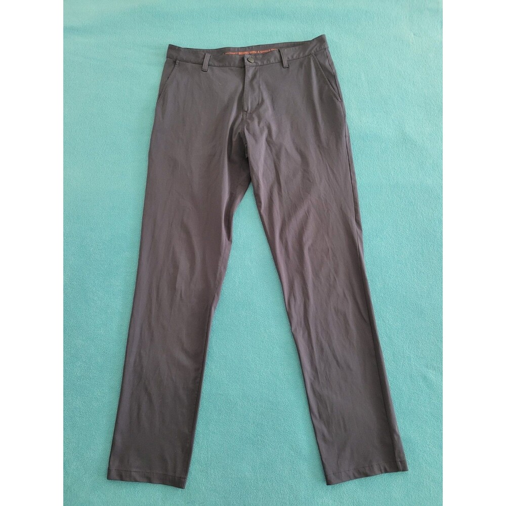 Rhone Commuter Pants Slim Fit Performance Navy Blue Mens 34x30 100036